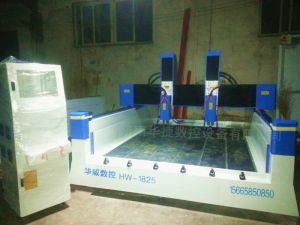 阿克苏柯坪县HW1825双头重型石材雕刻机